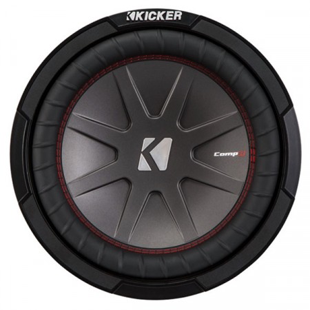Kicker 43CWR124 CompR Series 12″ subwoofer with dual 4-ohm voice coils