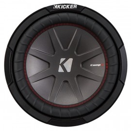 Kicker 43CWR124 CompR Series 12″ subwoofer with dual 4-ohm voice coils