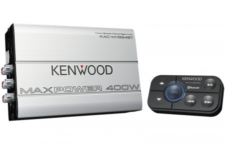 Kenwood KAC-M1824BT Compact 4-channel amplifier with Bluetooth® connectivity