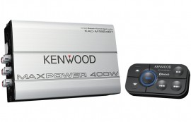 Kenwood KAC-M1824BT Compact 4-channel amplifier with Bluetooth® connectivity