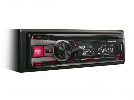 Alpine CDE-192R CD Receiver with USB and iPod Controller