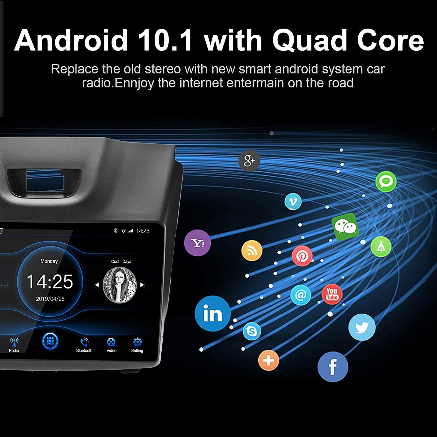 Isuzu D-MAX Android 10.1 Multimedia Radio