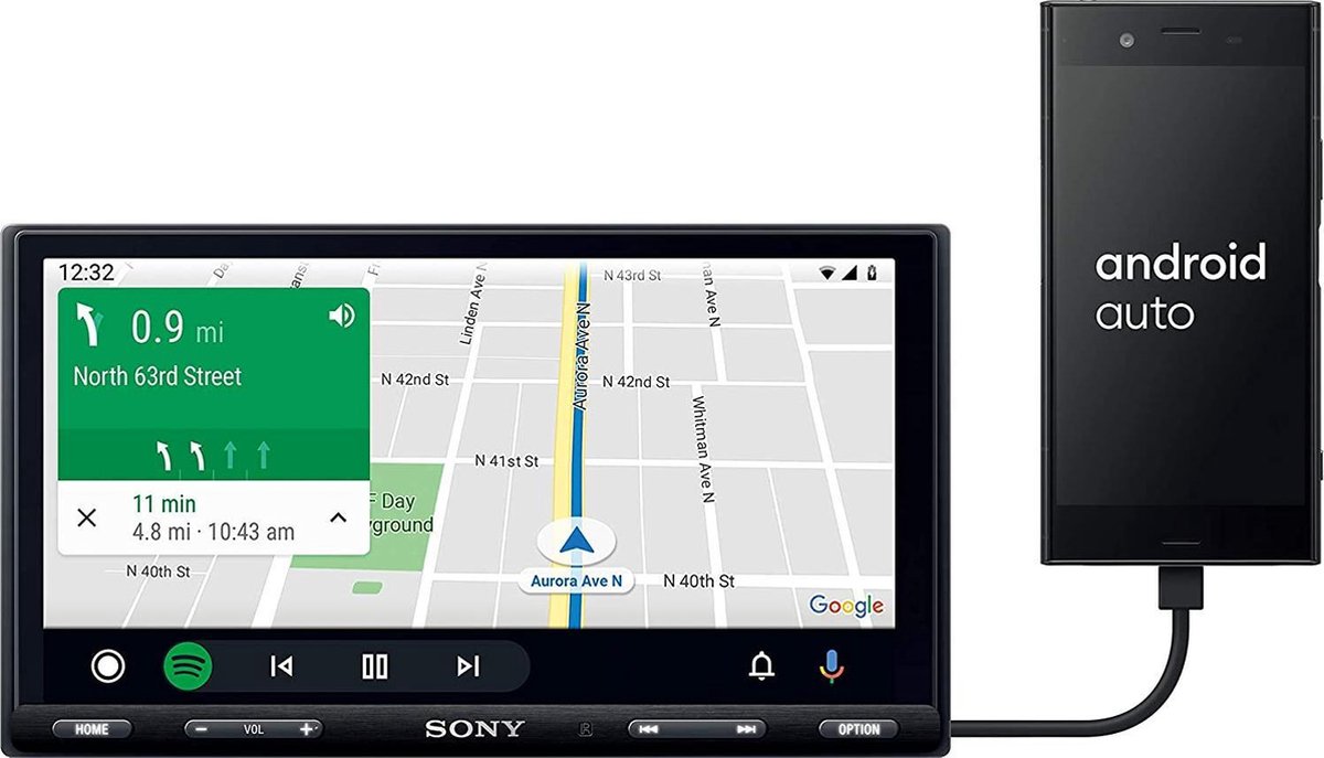 SONY XAV-AX5550D  WebLink, Apple Carplay and Android Auto
